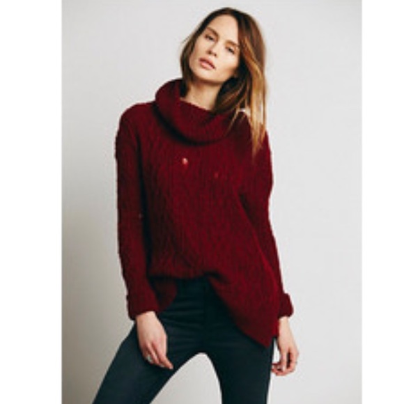 Free People Complex Cable Turtleneck - Picture 4 of 4